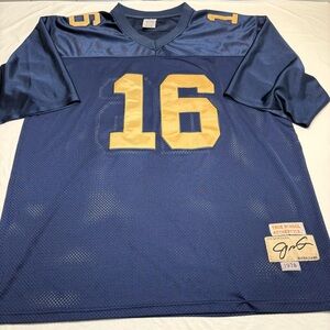 Joe Montana Notre Dame Fighting Irish True School Authentics 1978 Jersey Mens 60